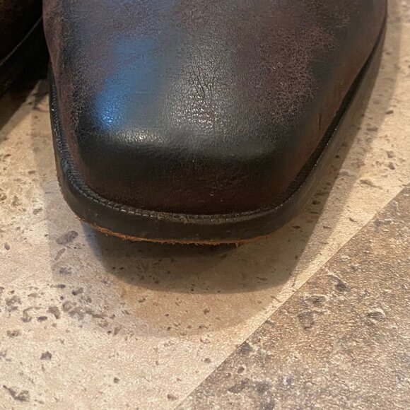 Donald Pliner Rex Brown Nubuck Slip-On 10.5 Men's Dress Shoes - Picture 9 of 9